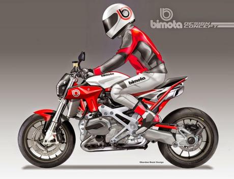 Design Corner - Bimota BB4-S Cafè Fighter Concept by Oberdan Bezzi