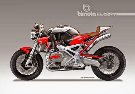 Design Corner - Bimota BB4-S Cafè Fighter Concept by Oberdan Bezzi