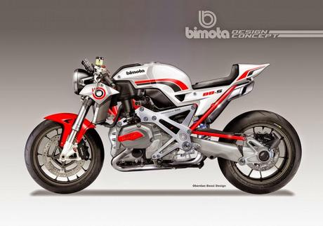 Design Corner - Bimota BB4-S Cafè Fighter Concept by Oberdan Bezzi