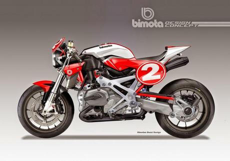 Design Corner - Bimota BB4-S Cafè Fighter Concept by Oberdan Bezzi