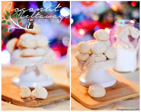 Coconut meltaways { Christmas edition }