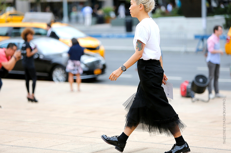 In the Street...Tulle Skirt...For vogue.it