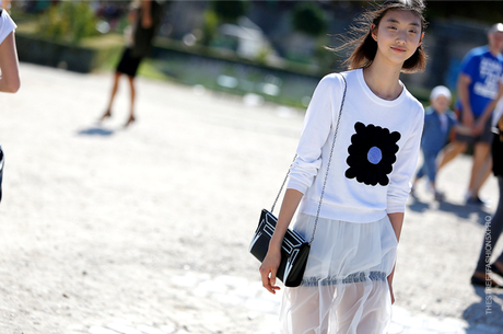 In the Street...Tulle Skirt...For vogue.it