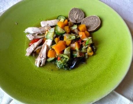 fast & light - zuppa profumata di pollo e verdure