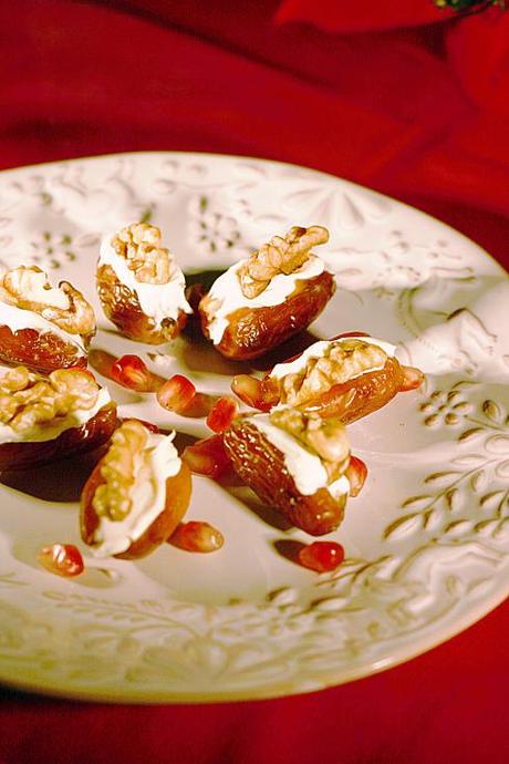 Datteri farciti con mascarpone al rum Datteri e mascarpone 1