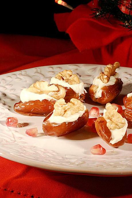 Datteri farciti con mascarpone al rum Datteri e mascarpone 2
