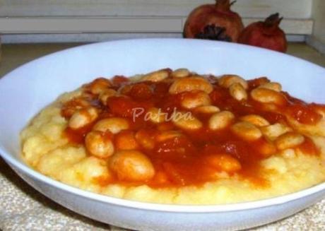 polenta  fagioli