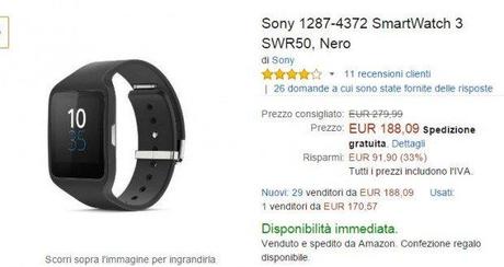 Sony Smartwatch 3 Amazon
