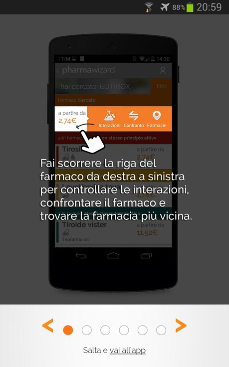 Pharmawizard: l'app con il database completo dei farmaci da banco in vendita in Italia e molto di piu'...