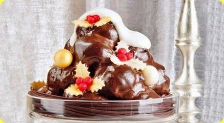 Christmas profiteroles Christmas profiteroles