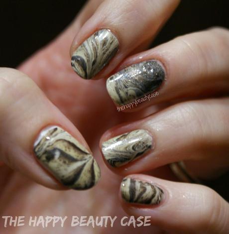 [Winter Nail Art Challenge] #7 Ornaments (in yellow and brown)