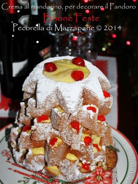 Crema al mandarino, per decorare il Pandoro e il Natale