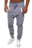 Stili MT - M-168 - Pantaloni sportivi con cavallo basso - Grigio - M