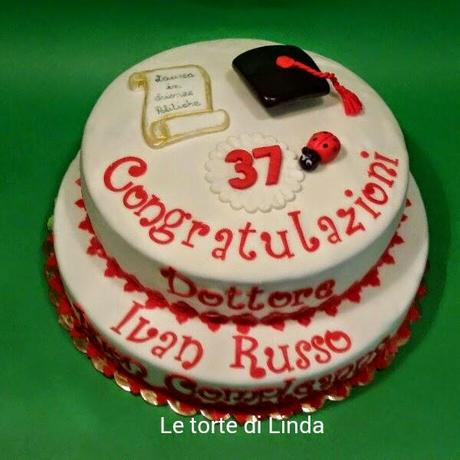 Torta laurea e compleanno