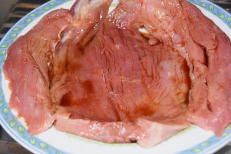 Filetto di maiale ripieno con ricotta spinaci e mirtilli rossi