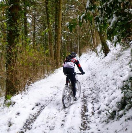 #mtb #28122014 #neve #freddo #finalmenteinvernovero