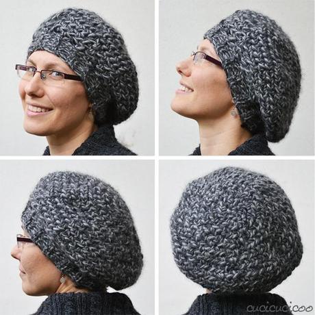 Crochet hats: the Ayer's Rock pattern and a slouchy beret | www.cucicucicoo.com