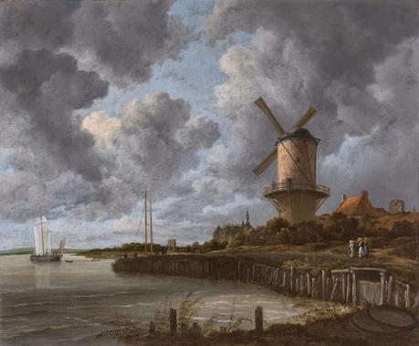 Paesaggi: il mulino a vento a Wijk-bij-Duurstede