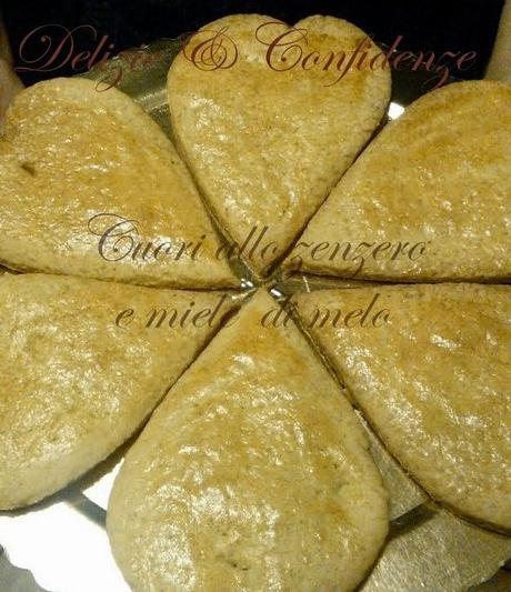 Cuori allo zenzero e miele di melo Cuori allo zenzero e miele di melo