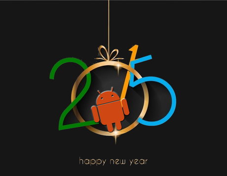 Buon 2015 :-) Foto di auguri con un tocco di Android da mandare ai vostri amici su Whatsapp, Fb, ecc.