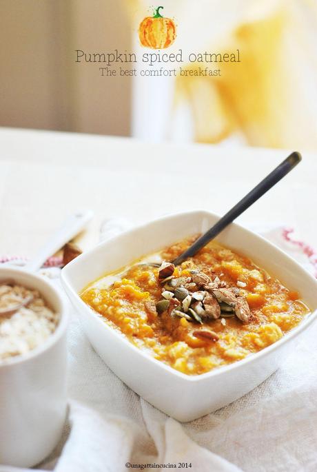 Pumpkin spiced oatmeal