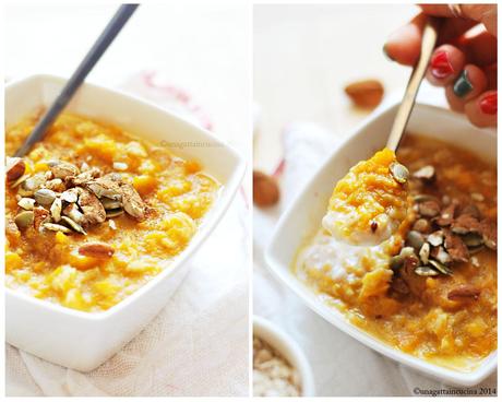 Pumpkin spiced oatmeal