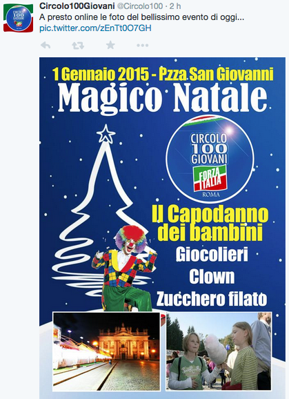 La telenovela di Natale. Ancora mirabolanti e imperdibili avventure dal mercatino-suk di Piazza San Giovanni sotto le cui fattezze si nasconde la Festa Cittadina di Forza Italia