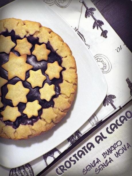 Crostata al cacao senza burro e senza uova