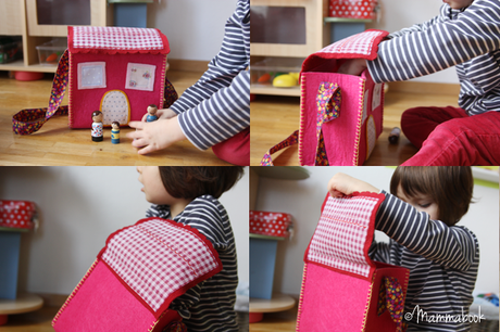 Tutorial: borsa casetta fai da te – DIY house bag