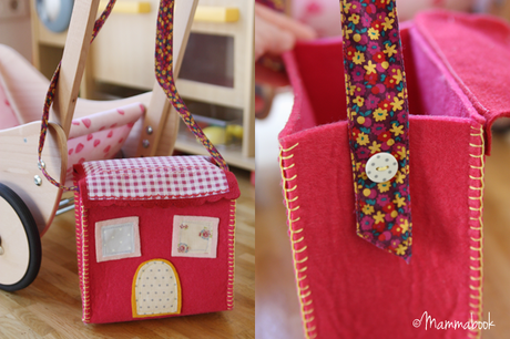 Tutorial: borsa casetta fai da te – DIY house bag