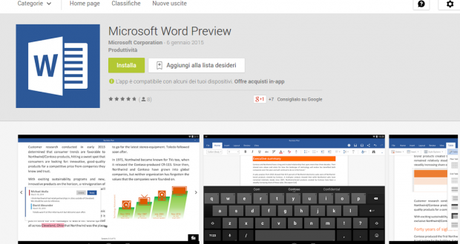 Microsoft Word Preview   App Android su Google Play
