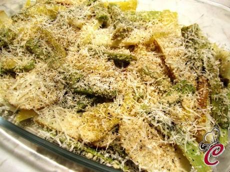 Gratin di gambi di carciofo, pere e patate: pregi, prestigi e versatilità che trasformano un 'ritaglio' in successo