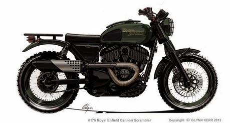 Design Corner - Royal Enfield-Indian Cannon Series by Glynn Kerr Design Corner - Royal Enfield-Indian Cannon Series by Glynn Kerr