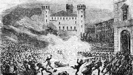 Gli scontri in piazza Castello, a Torino, del 21 settembre 1864