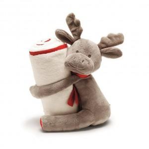 OKAÏDI: piccoli pensieri last minute per bimbi chic che amano le sorprese Okaïdi_Renna con coperta