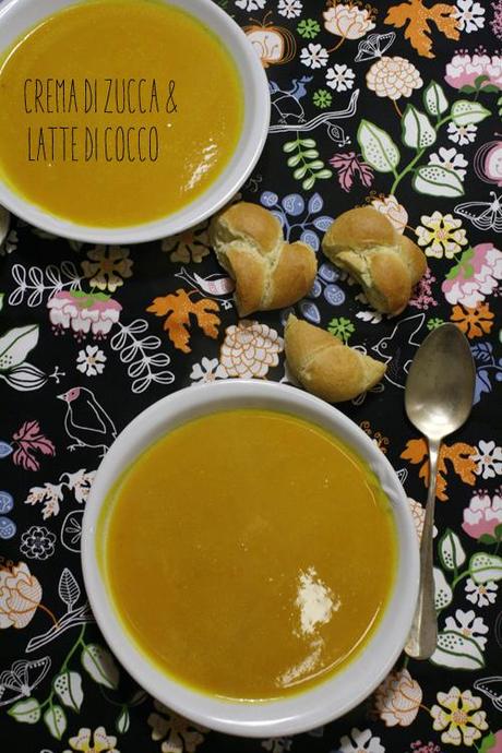 Crema di zucca e latte di cocco PumpkinCoconutSoup1