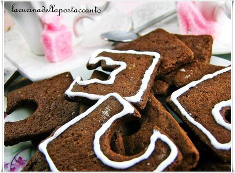 Biscottini al cioccolato e lavanda / Biscuits with chocolate and lavender