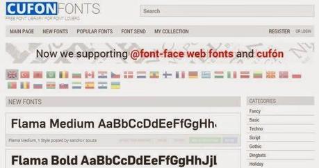 CUFONFONTS: oltre 16 mila font gratis