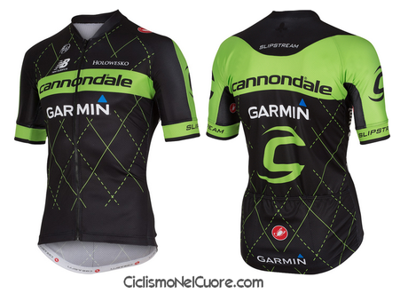 Cannondale-Garmin, Presentata la nuova maglia per il 2015