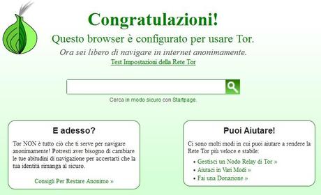 Tor browser installazione