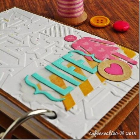 cafecreativo - big shot sizzix - scrapbooking - mini album - planner