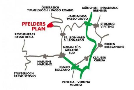 Un gioiello nella neve: Rosmarie Hotel a Plan in Passiria cartina