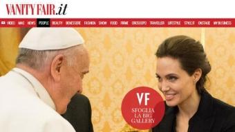 Angelina Jolie e Papa Francesco: incontro in Vaticano – foto