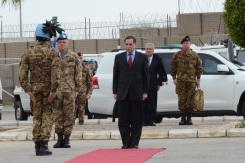 Libano/ Base “Millevoi”. L’On. Rossi, Sottosegretario della Difesa, in visita ai reparti dei Militari Italiani