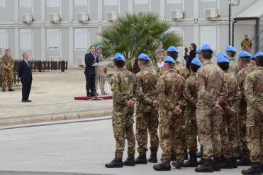 Libano/ Base “Millevoi”. L’On. Rossi, Sottosegretario della Difesa, in visita ai reparti dei Militari Italiani