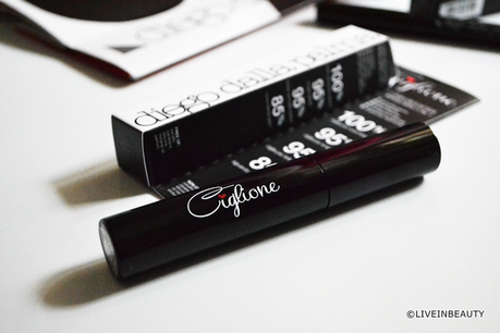 Diego Dalla Palma, Ciglione Lash Booster Mascara; Gold Eyeliner; Shiny Lipstick - Review and swatches