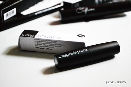 Diego Dalla Palma, Ciglione Lash Booster Mascara; Gold Eyeliner; Shiny Lipstick - Review and swatches