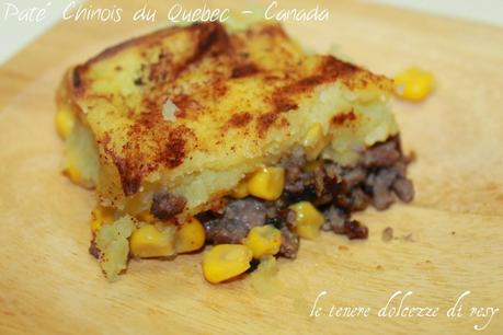 Pâté chinois du Quebec - il piatto nazionale del Quebec Pâté chinois du Quebec - il piatto nazionale del Quebec