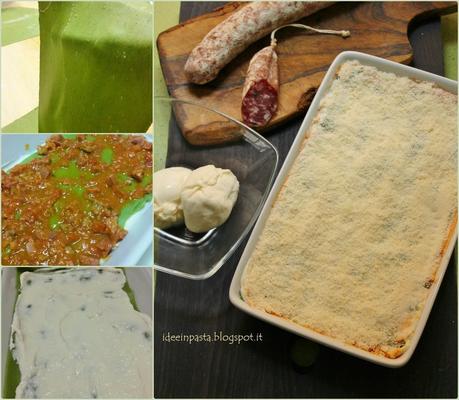 Lasagne Verdi con Ragù di Strolghino e Burrata