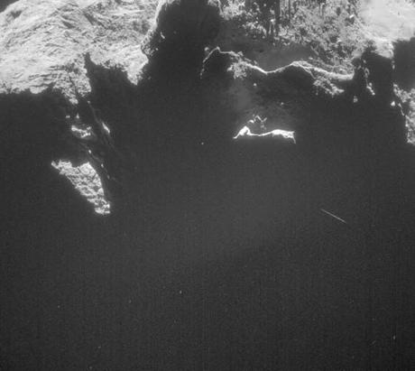 Immagine scattata dalla NAVCAM il 3 gennaio 2015. Crediti: ESA/Rosetta/NAVCAM